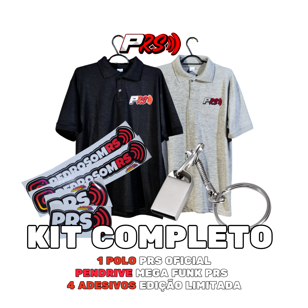 KIT PRS COMPLETO - POLO + PENDRIVE PRS + ADESIVOS