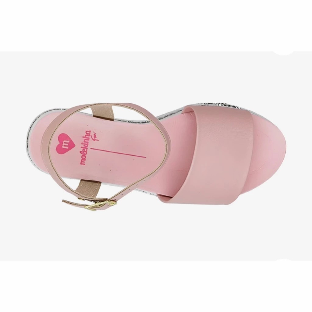 Sandalia Papete Menina Infantil Molekinha Conforto Leve Moda Original