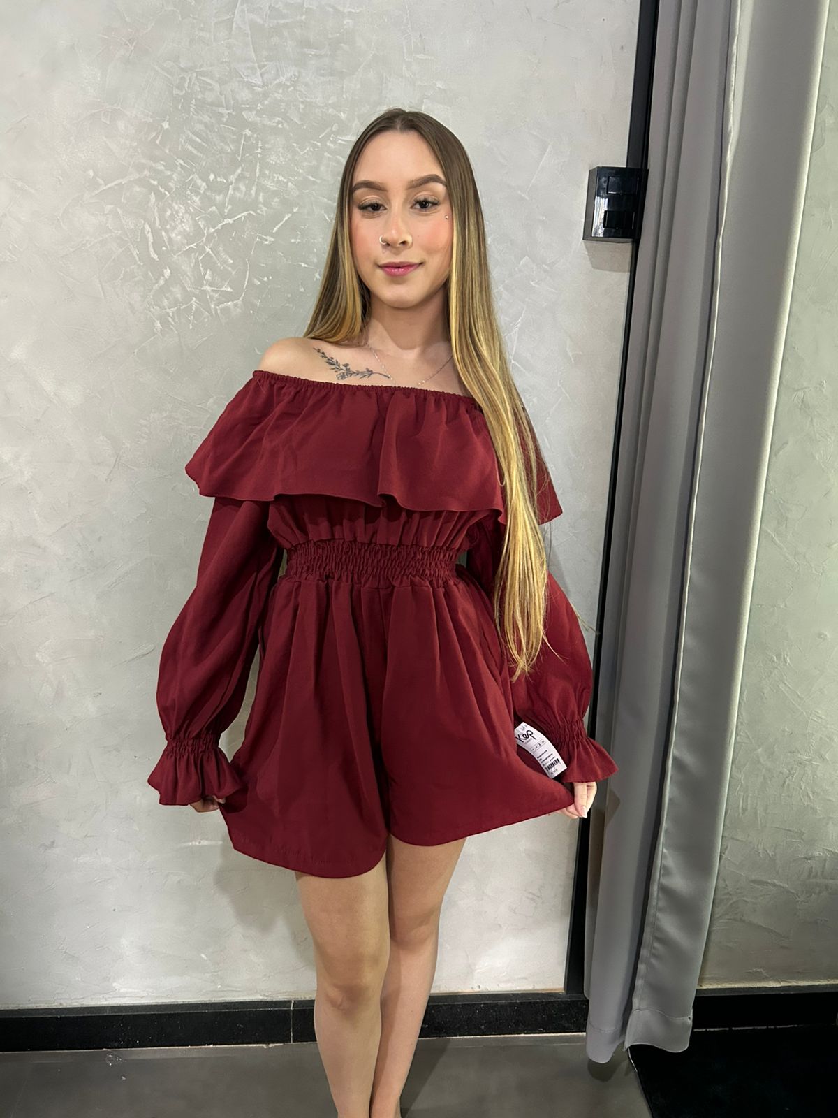 Macaquinho boho chic