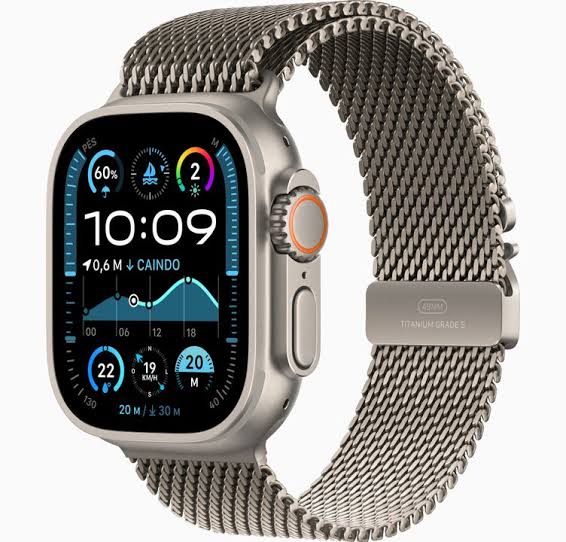 Apple Watch Ultra 2 49mm   Titânio Natural ou Preto, GPS + Cellular, Pulseiras Ocean, Alpine e Trail, Smartwatch Premium