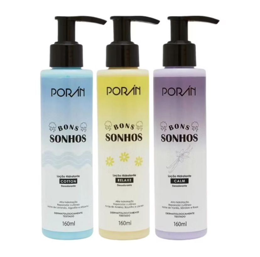 Hidratante Corporal   Linha Bons Sonhos Porán