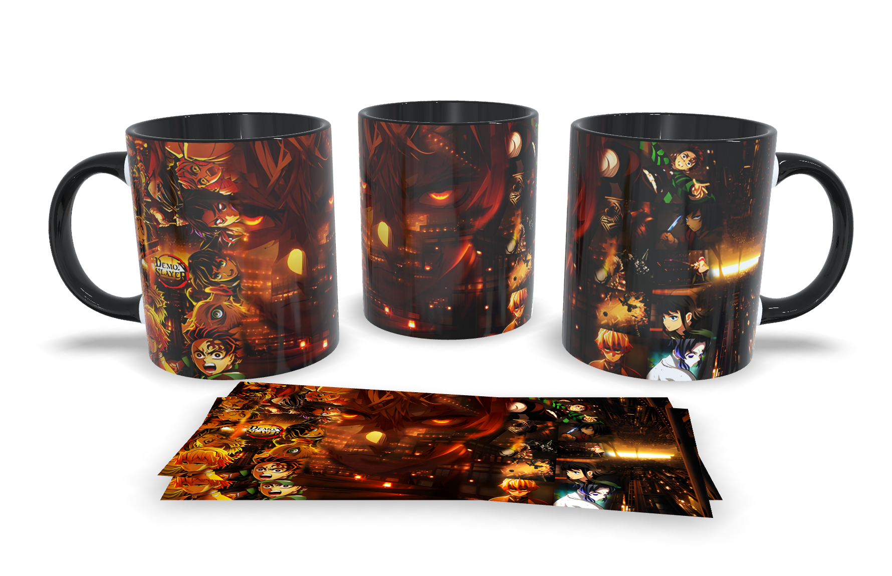 Caneca Personalizada Anime Demon Slayer Infinity Castle