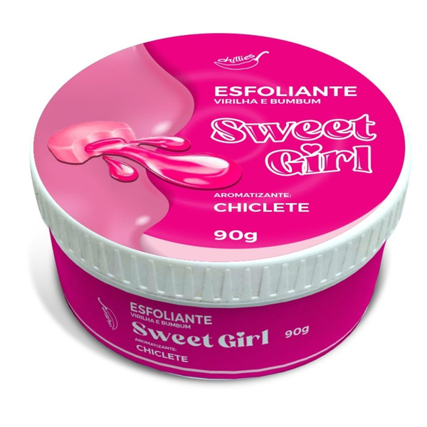 Sweet Girl Esfoliante Para Virilha E Bumbum 90G Chillies