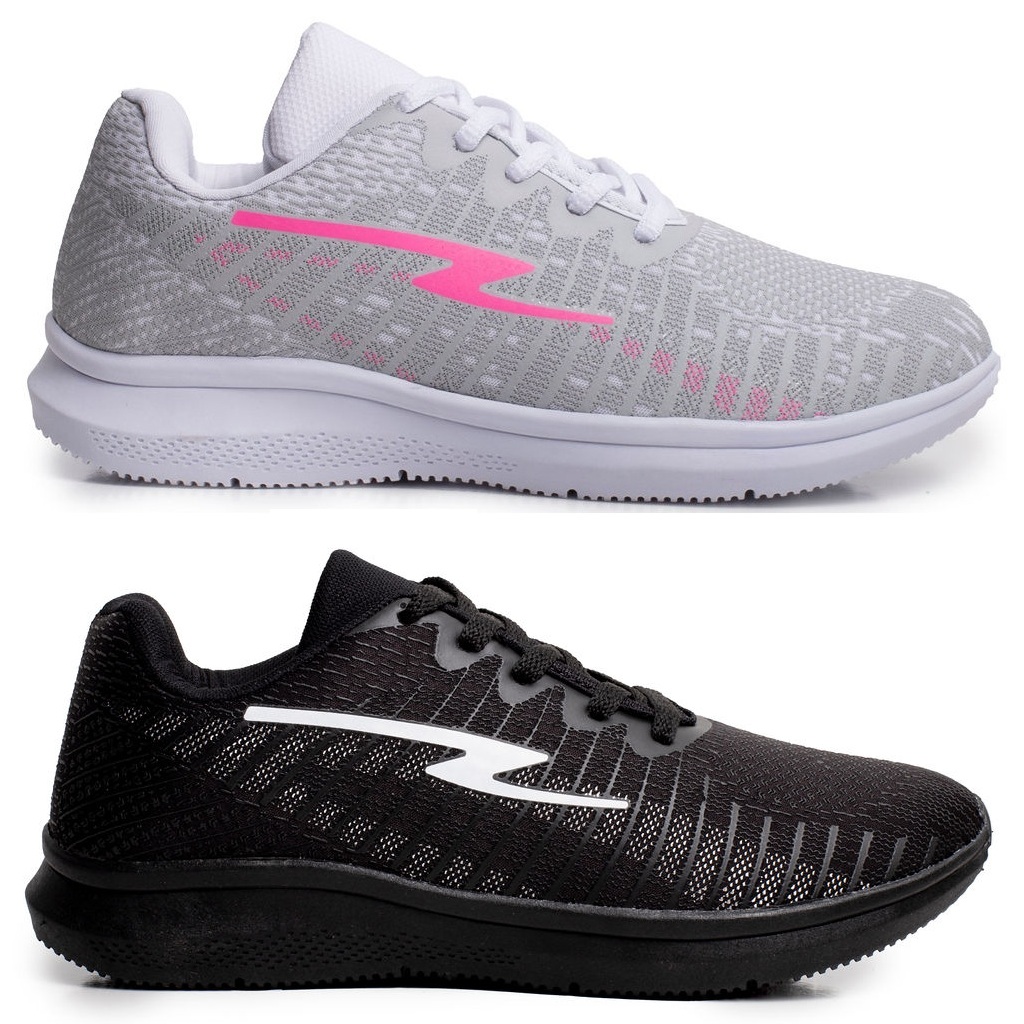 Kit 2 Tênis Esportivo Y60 Feminino Masculino