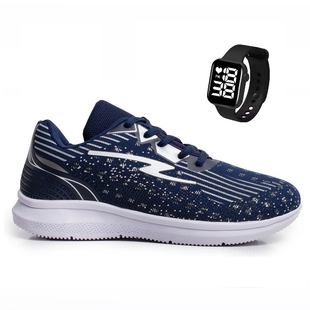 Tênis Esportivo Y20 Feminino Masculino Relógio