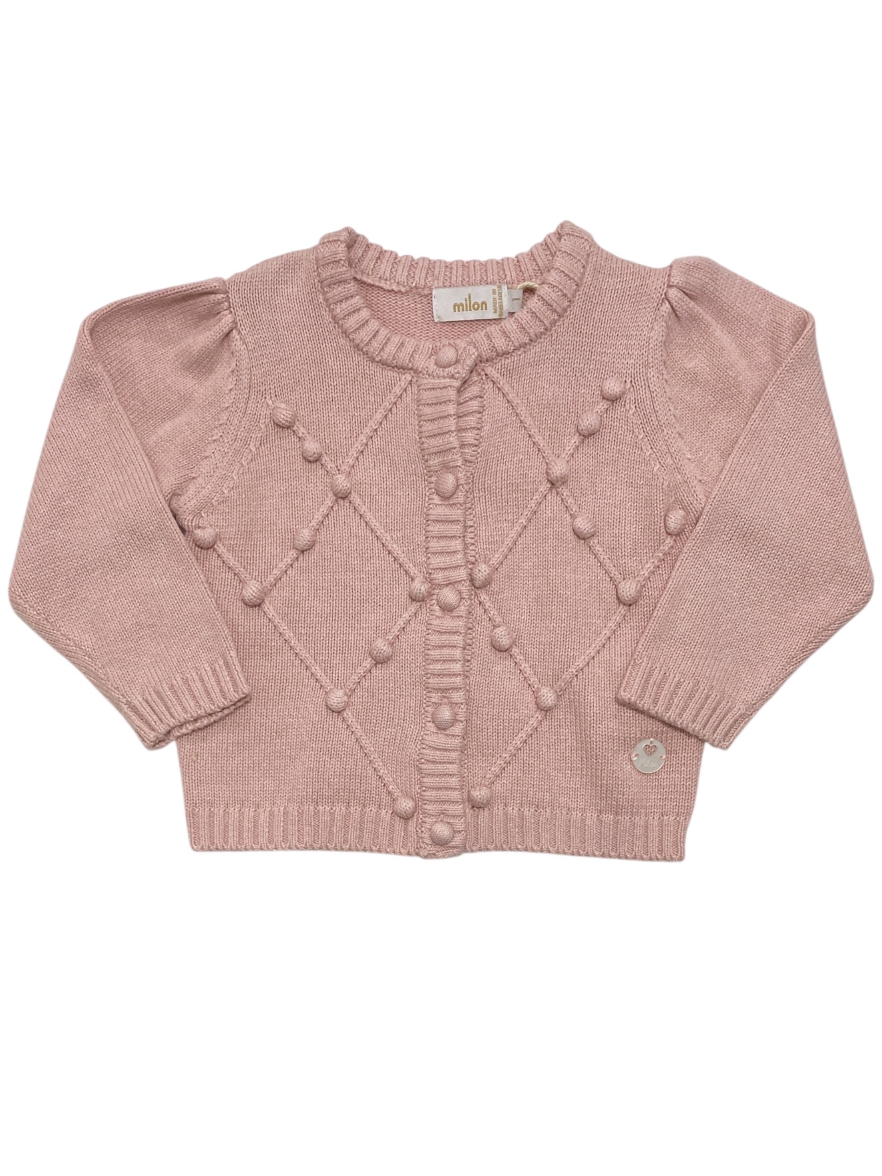 CASACO FEMININO ROSA SORBETMORANGO MILON