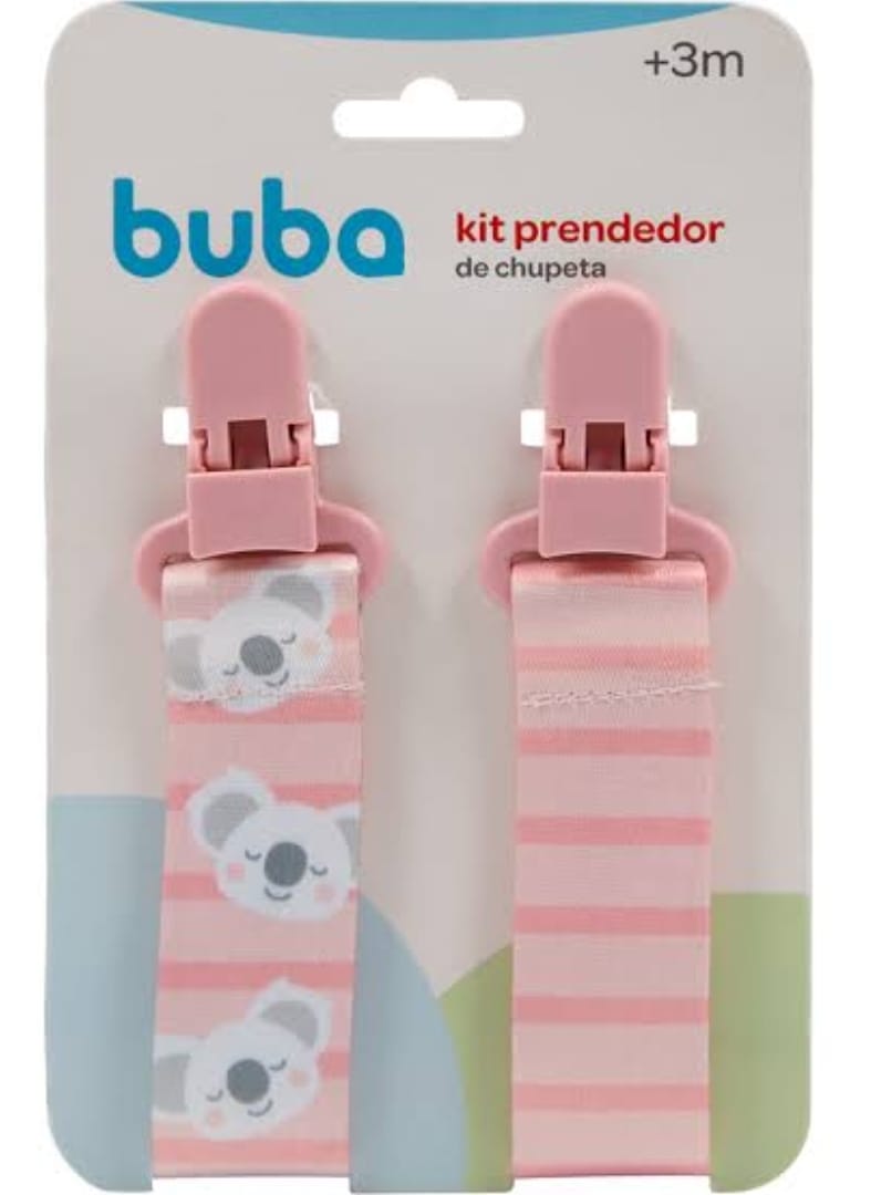 Kit 2 Prendedores de chupeta