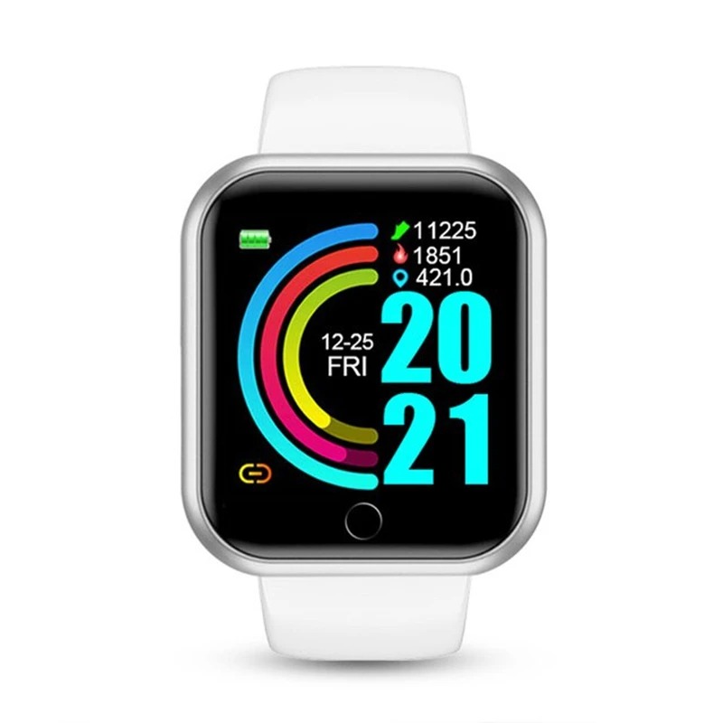 Smartwatch esportivo com player de controle de música para homens e mulheres, fitness step, monitor de sono, despertador