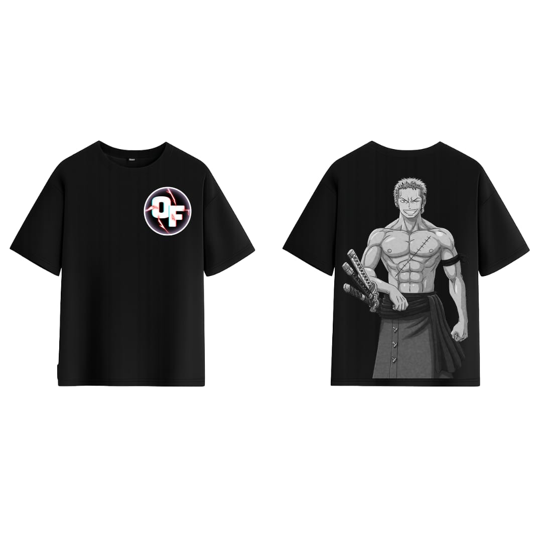 Camiseta Oversized Zoro - One Piece