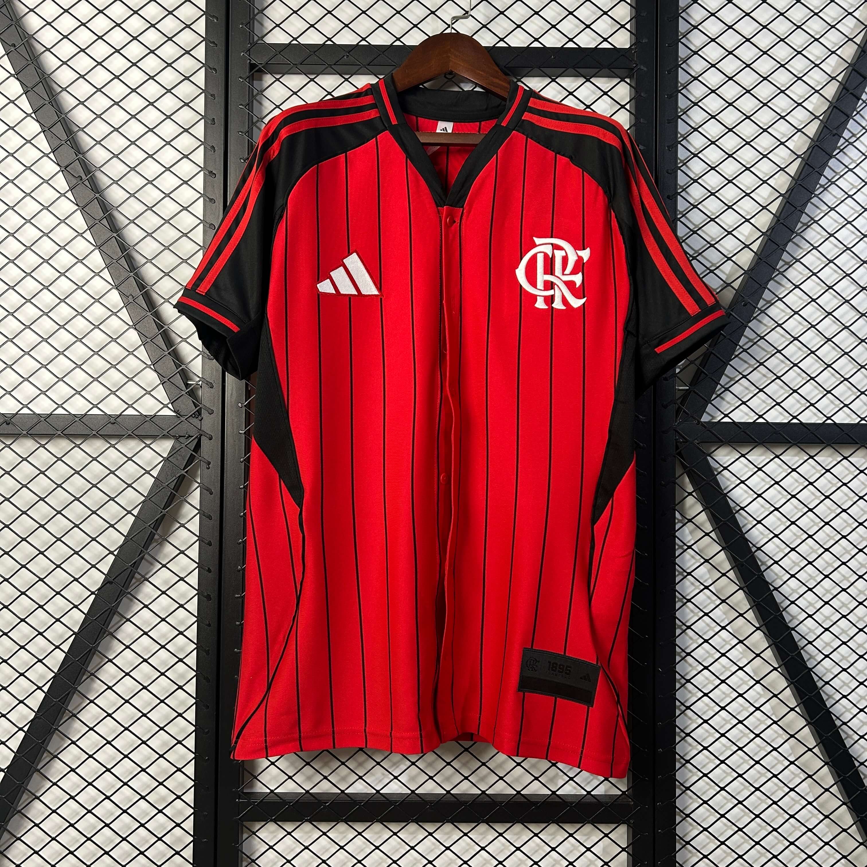 Camiseta Flamengo Baseball 25/26 Masculina Torcedor - FRETE GRÁTIS