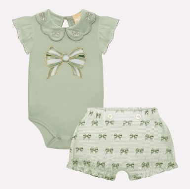 CONJUNTO FEMININO VERDE CHA MATCHA 15 6310 MILON