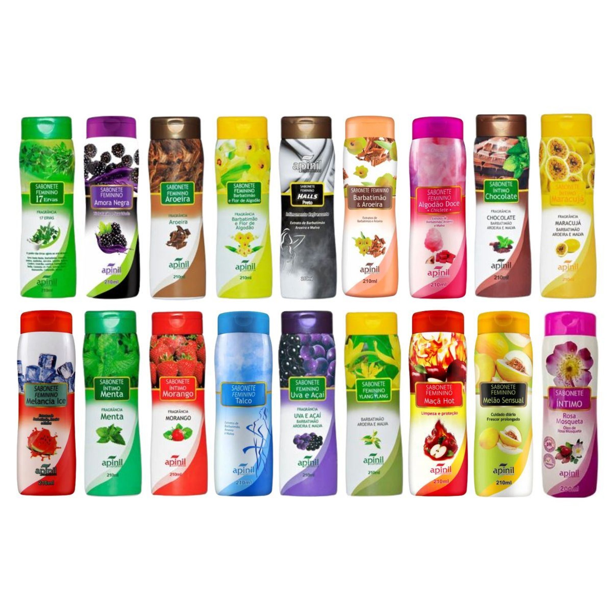 Sabonete Líquido Feminino Aromatizado 210Ml Apinil