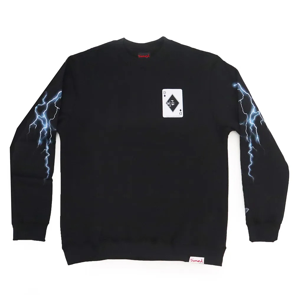 Moletom Diamond Careca Players Crewneck - Preto