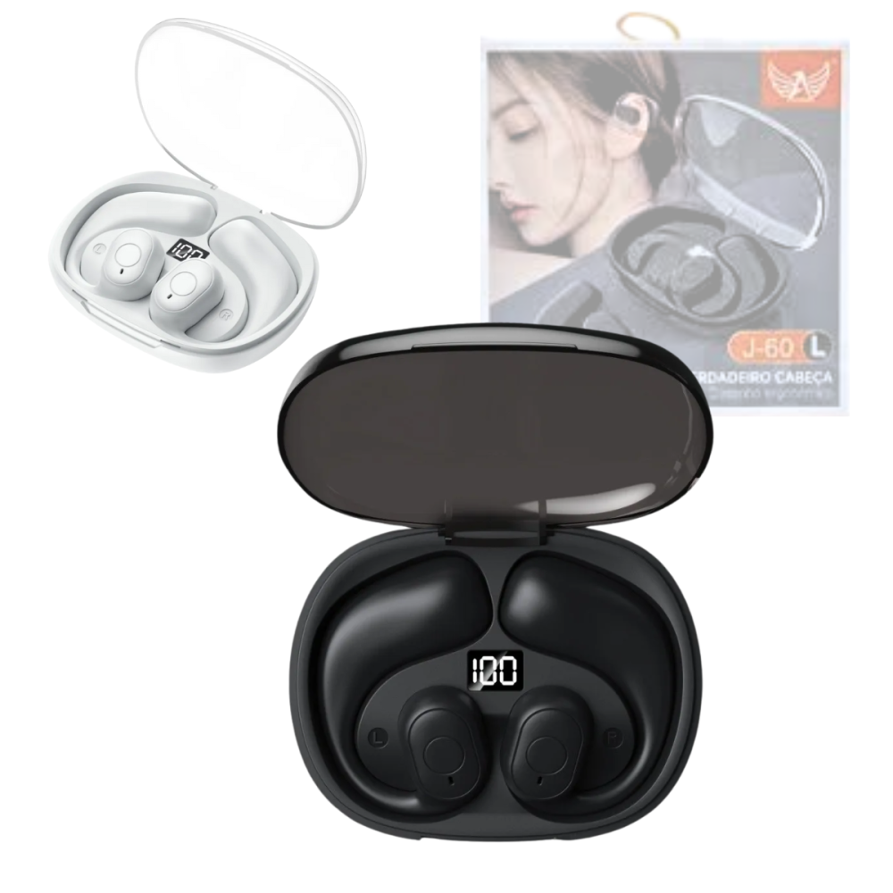 Fone de Ouvido Bluetooth 5.3 de Indução Óssea