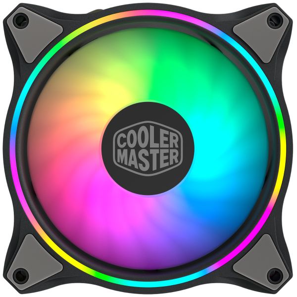 Fan Para Gabinete Masterfan Mf120 Halo Pack Com 3 - Mfl-B2Dn-183Pa-R1