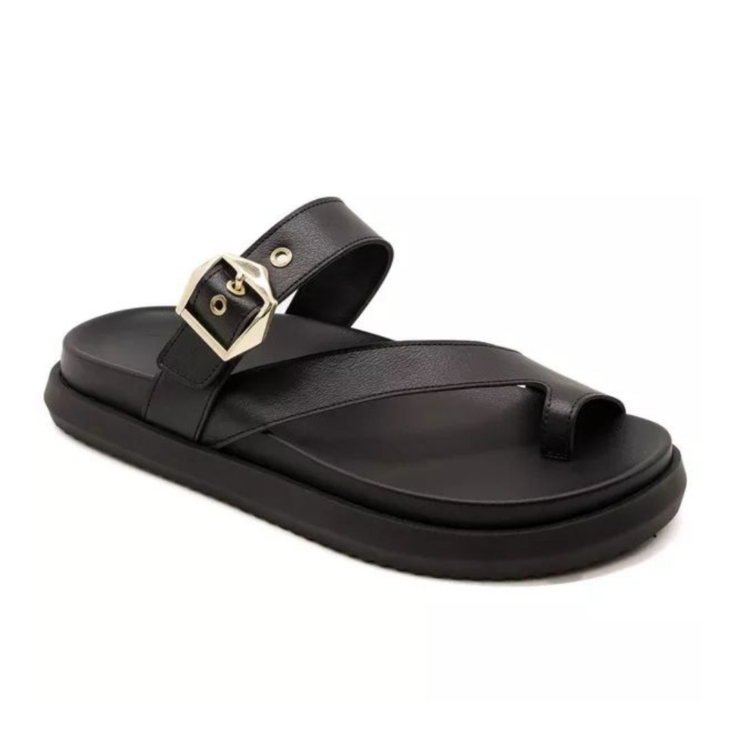 PAPETE FEMININA FLATFORM CONFORTO 007 - PRETO