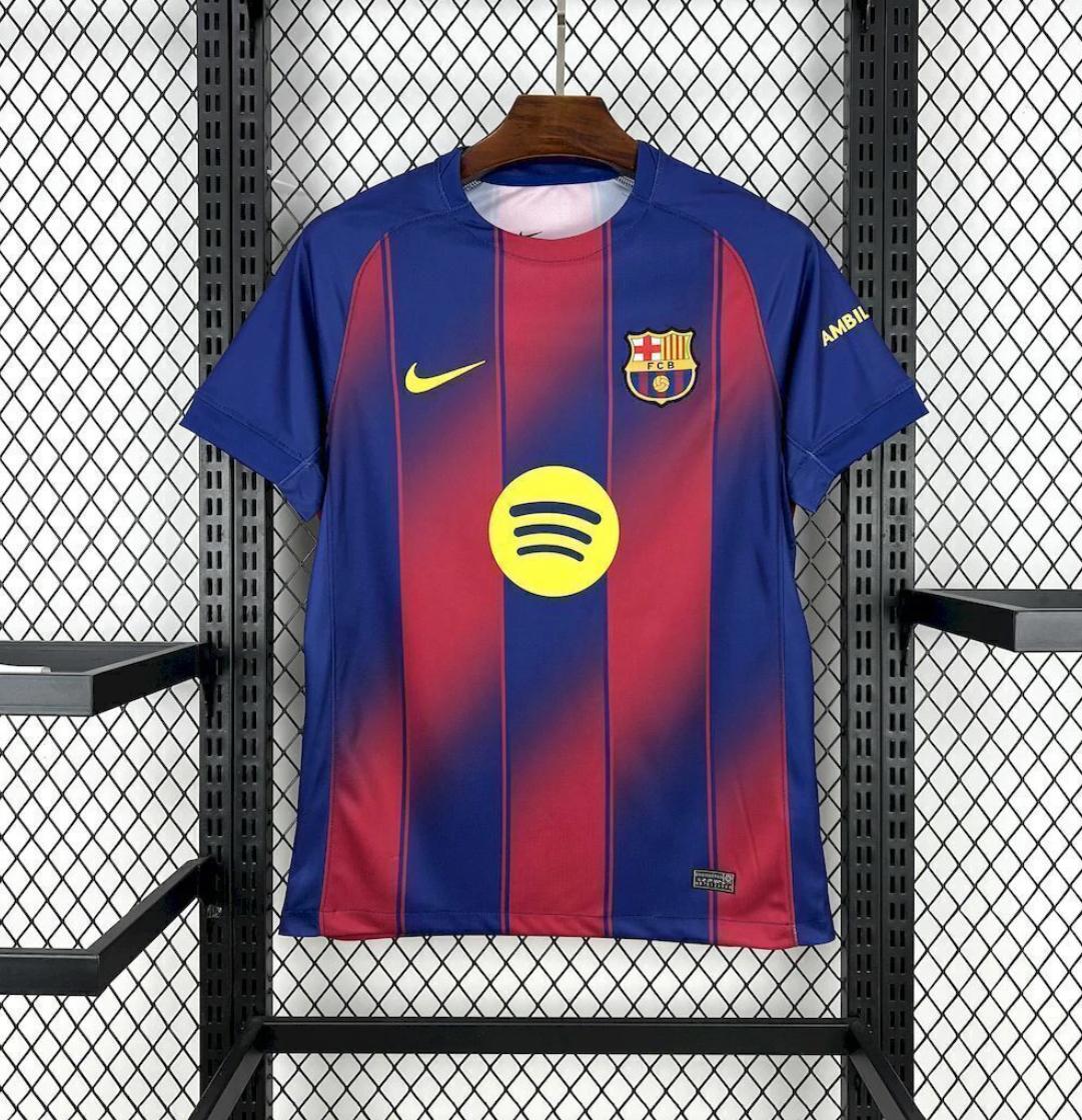 Camisa Barcelona Home 25/26 Torcedor Nike Masculino - Azul e Vermelho