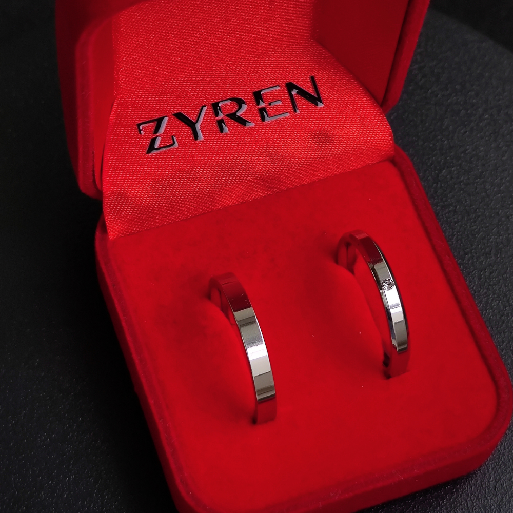 Par Aliança Reta 3mm Fina Masculina Feminina Prata Namoro Compromisso Aço Inox 316L