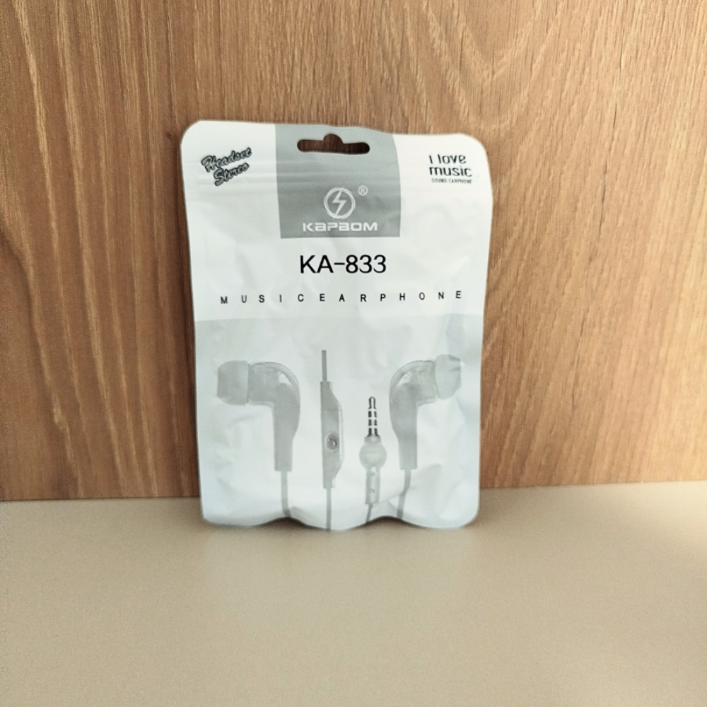 Fone de Ouvido com Fio Simples KA-833