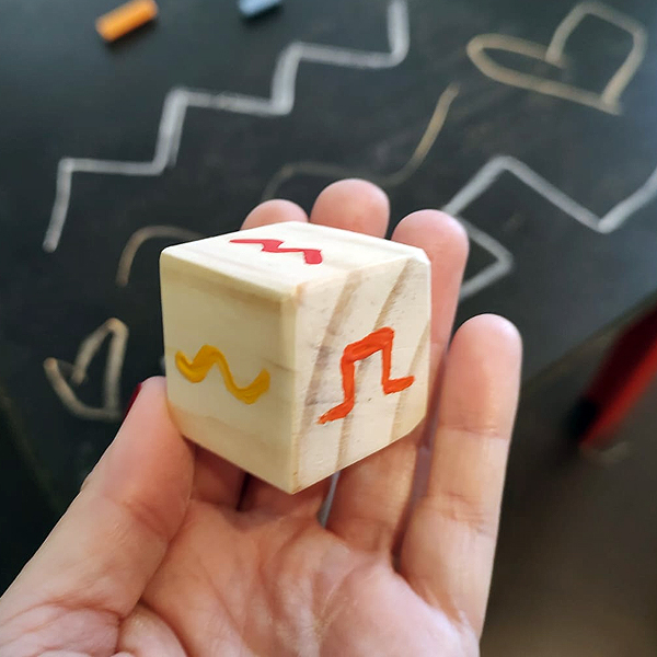 dado de grafomotricidade