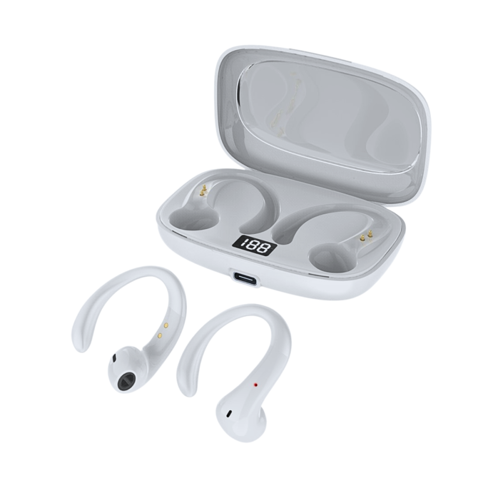 Fone De Ouvido Bluetooth Estéreo Encaixe De Orelha