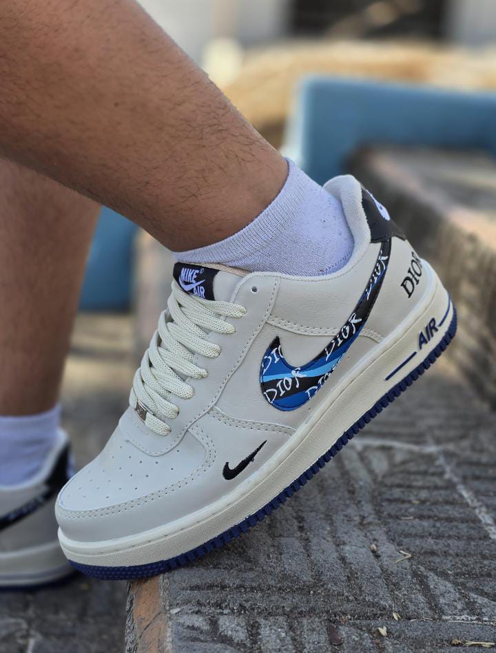 Nike Air Force Dior Off Marinho