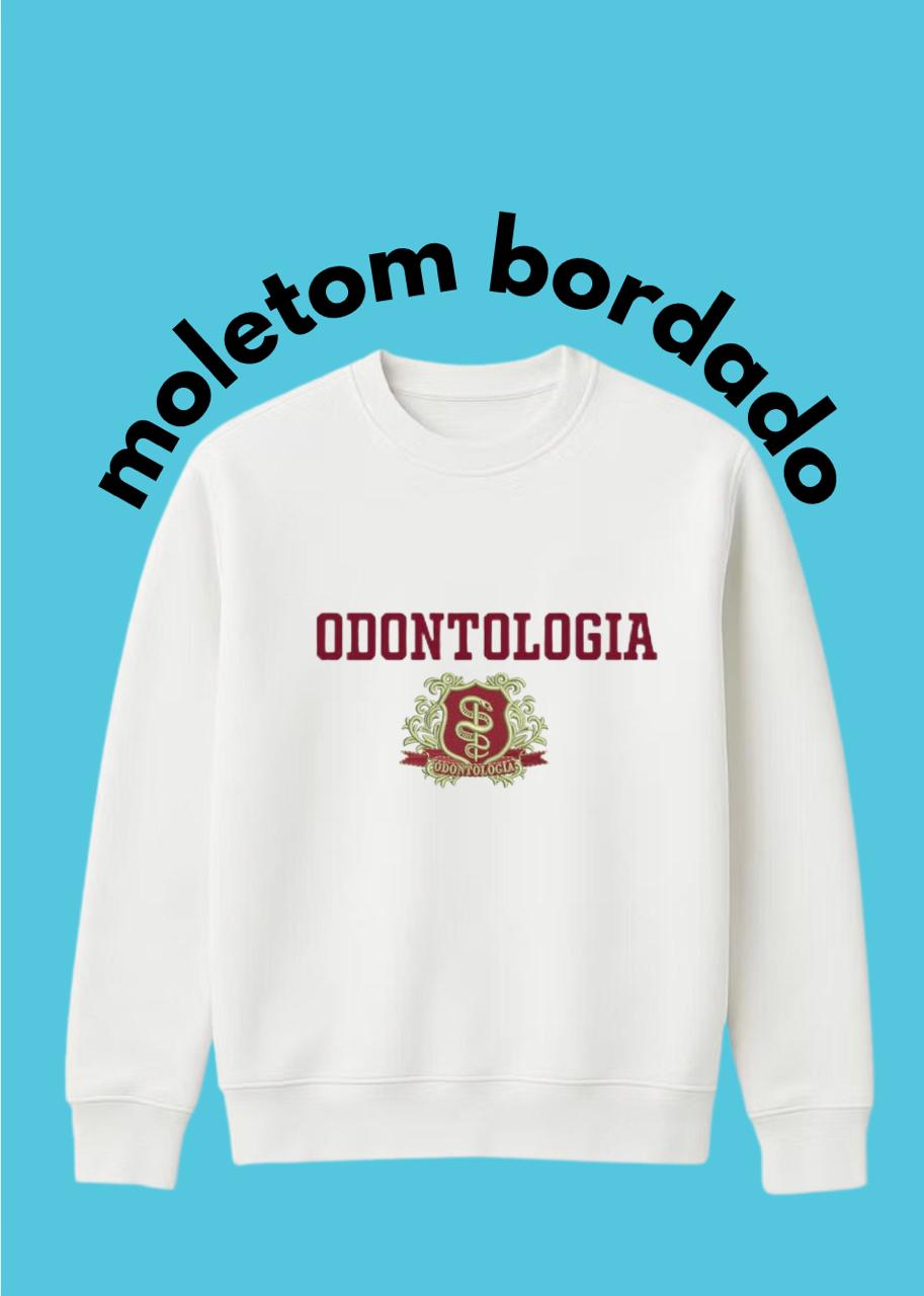 Moletom Gola Redonda - Odontologia