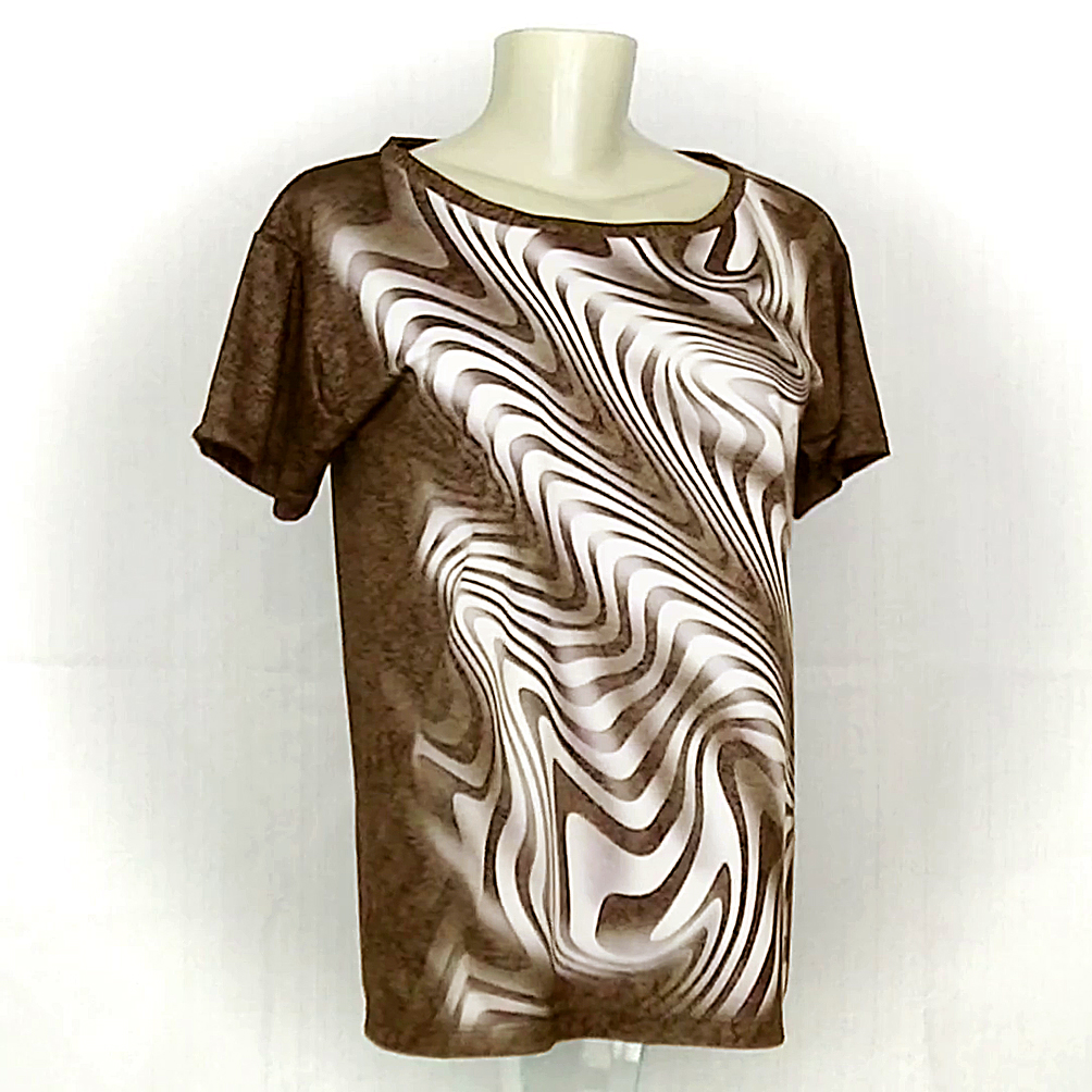 Camiseta Textura 3D Arte Abstrata Blusa Feminina e Camisa Masculina