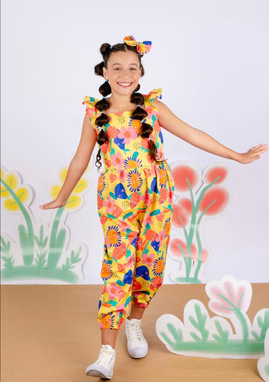 Macacão circo das cores