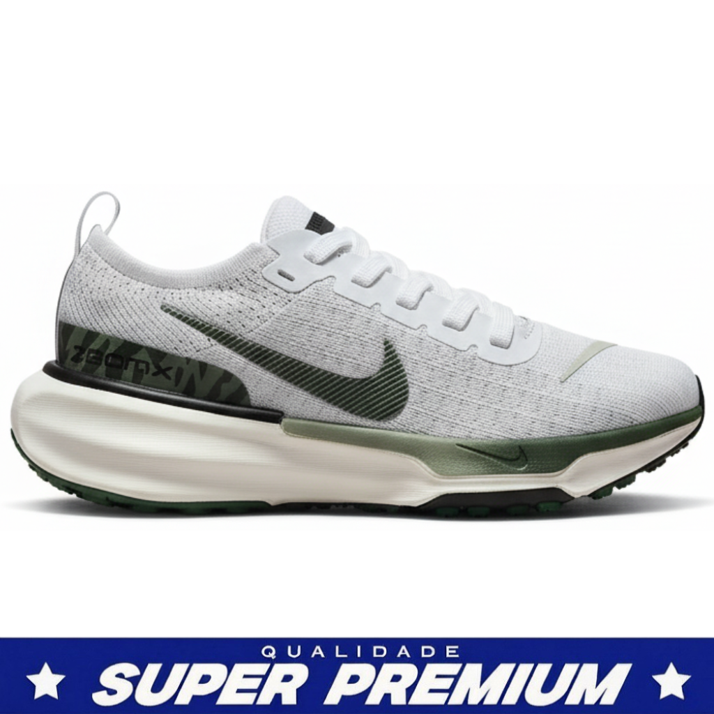 Tênis Air Zoom X Invincible Run 3 Cinza e Verde