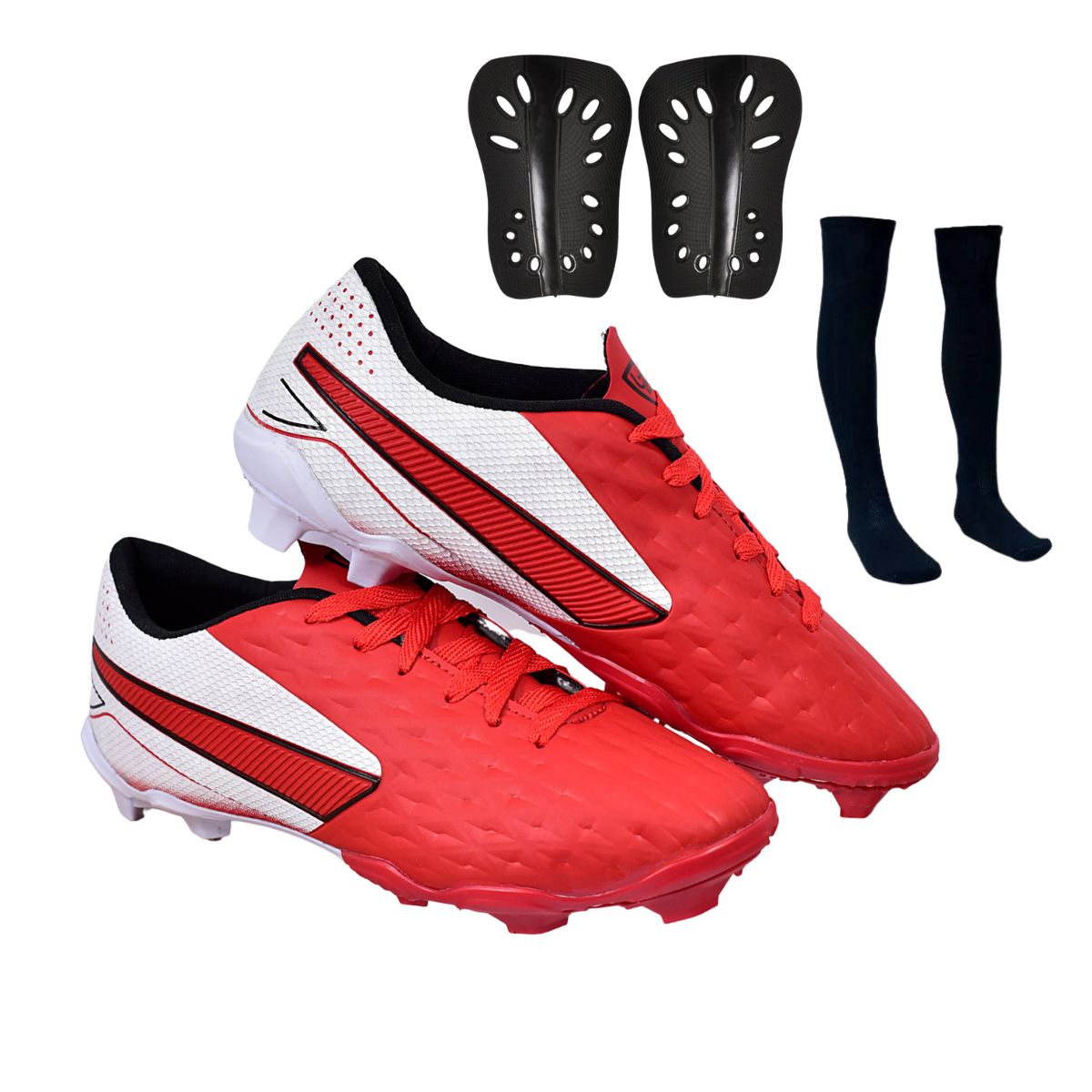 Chuteira Impactor Campo Adulto Meião Caneleira