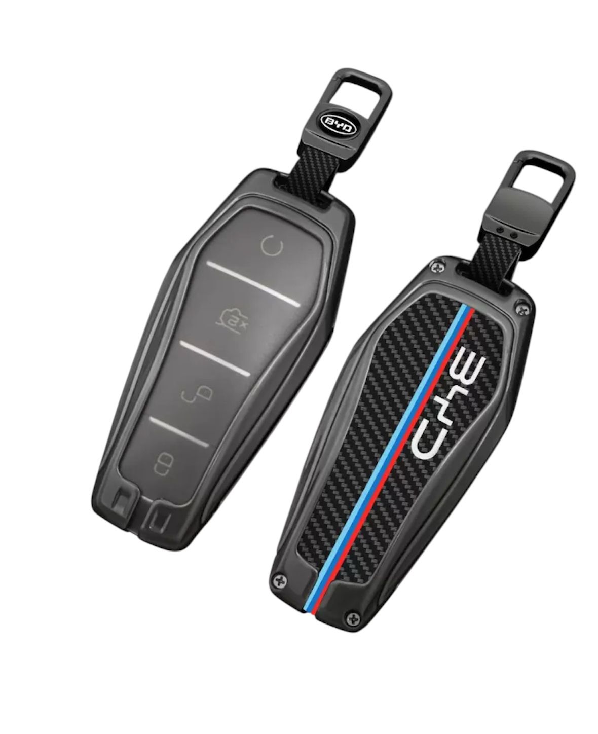 Capa de Chave BYD Premium em Fibra de Carbono   Proteção e Estilo Exclusivo