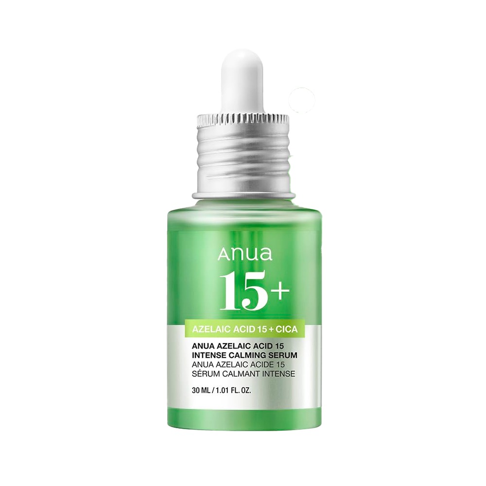 Sérum facial calmante com ácido azeláico ANUA Azelaic Acid 15 Intense Calming Serum 30ml