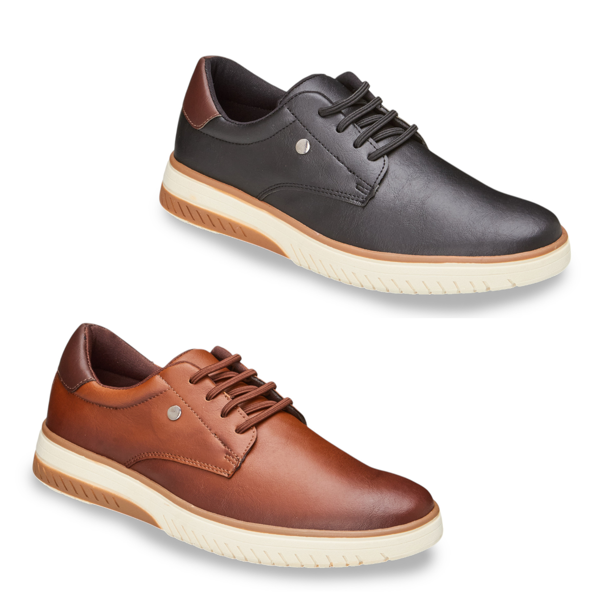 Kit 2 Tênis Masculino Clássico Social Elegante