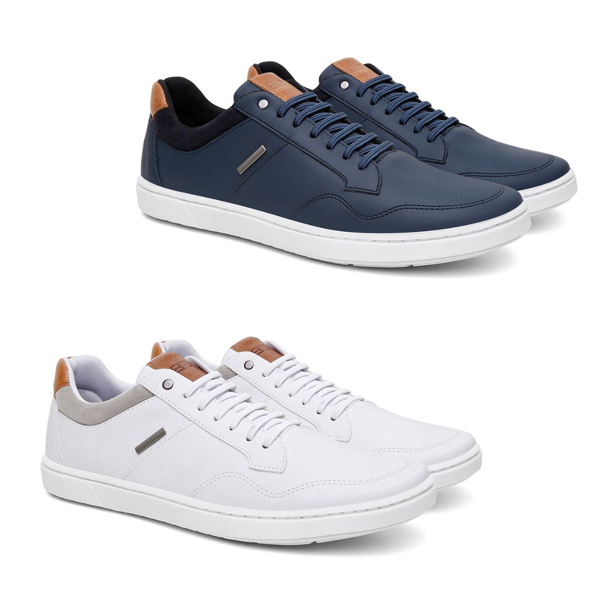 Kit 2 Tênis Masculino Versátil Casual Dia a Dia Moderno
