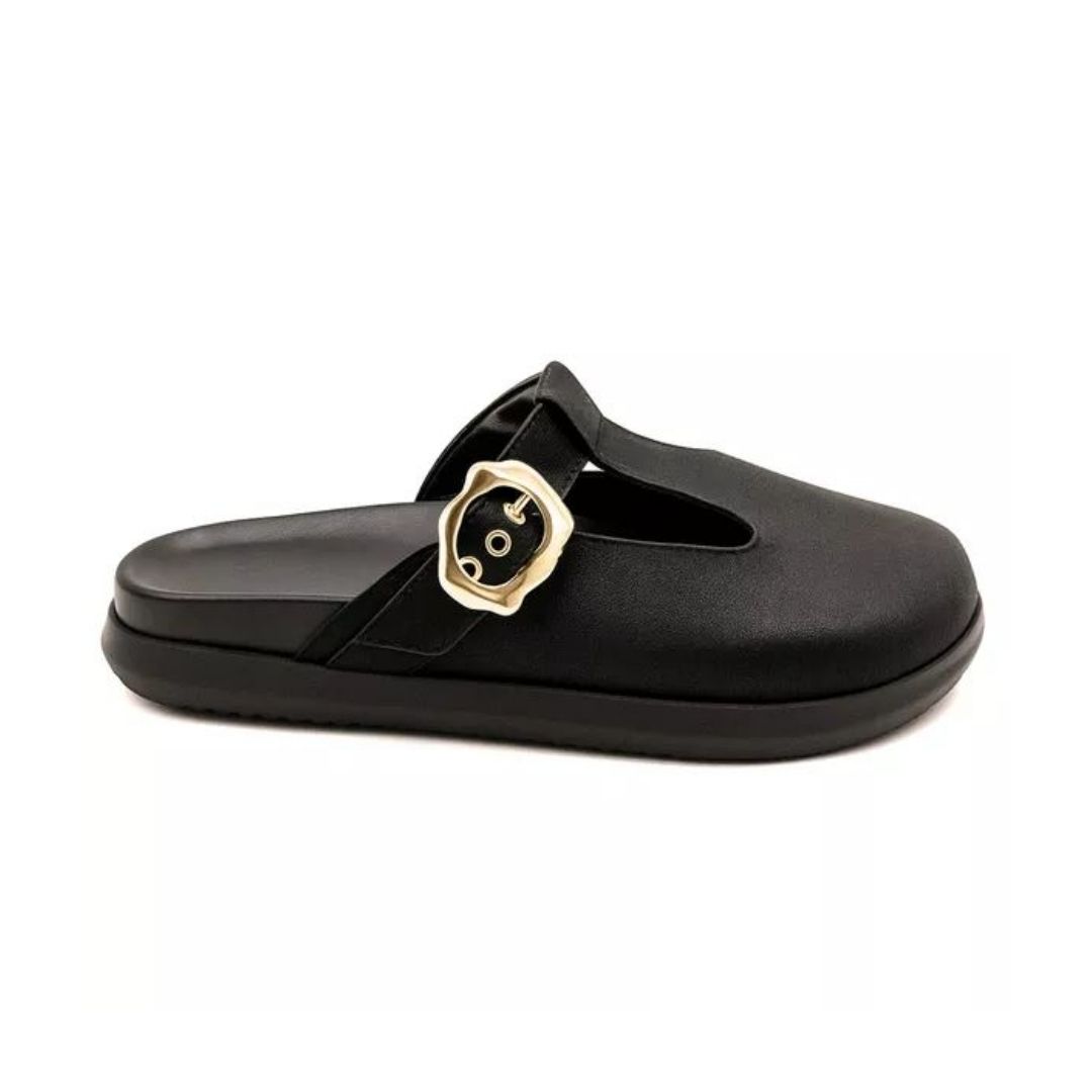 RASTEIRA CLOG SABOT FIVELA 008 - PRETO