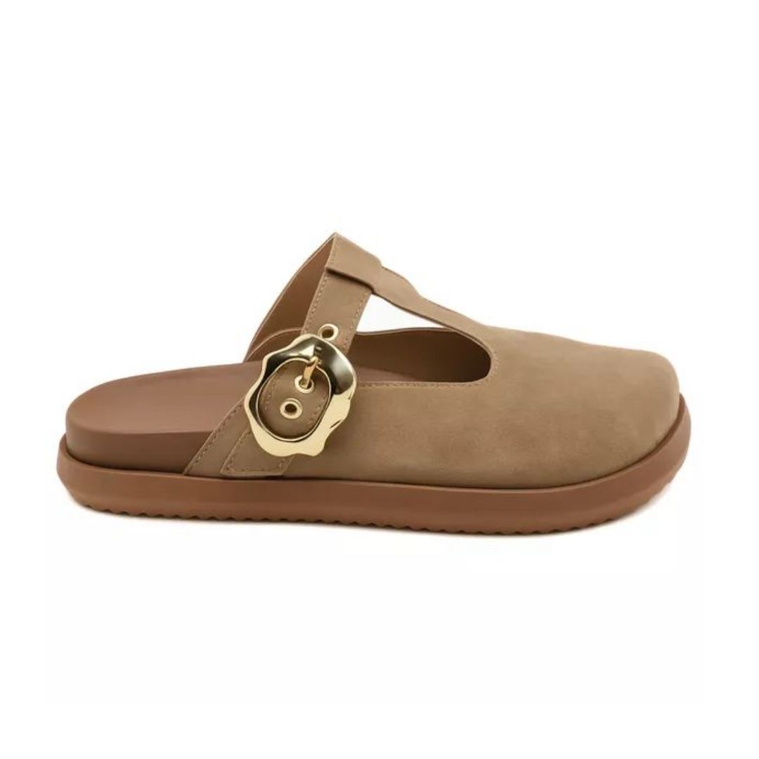RASTEIRA CLOG SABOT FIVELA 008 - AREIA
