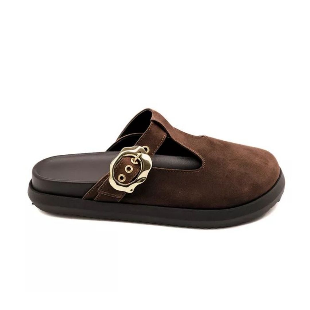 RASTEIRA CLOG SABOT FIVELA 008 - MARROM