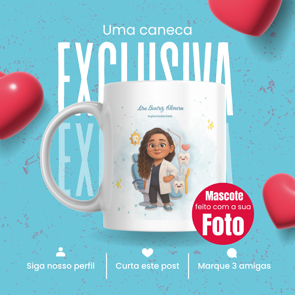 Caneca Personalizada - Mascote