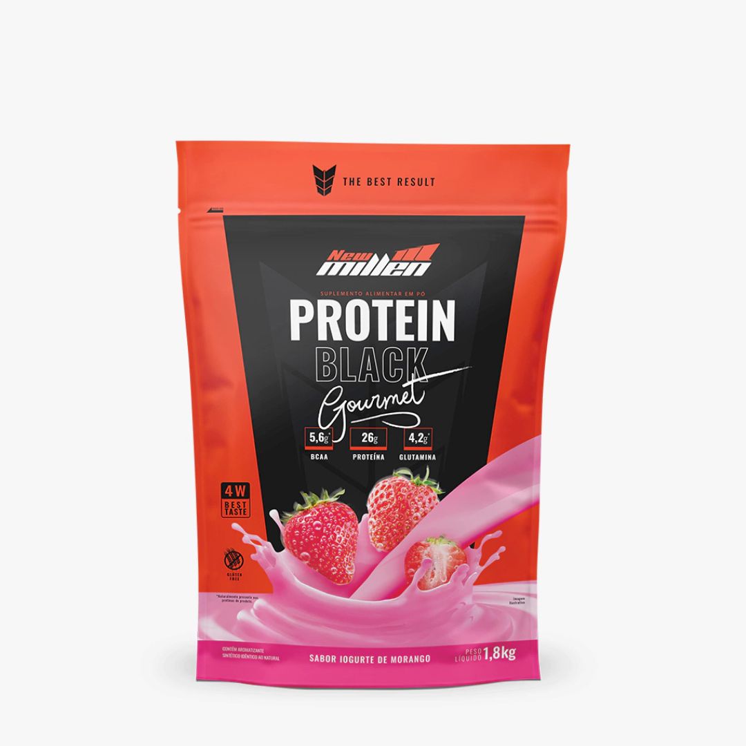 Protein Black Gourmet 4W 1.8kg ( MELHOR OFERTA DA LOJA EM RELAÇÃO A QUALIDADE E CUSTO BENEFÍCIO )