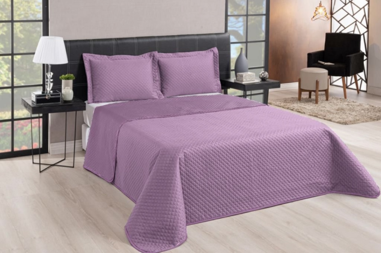 Cobre-Leito King Dupla Face Matelado Micropercal 200 fios