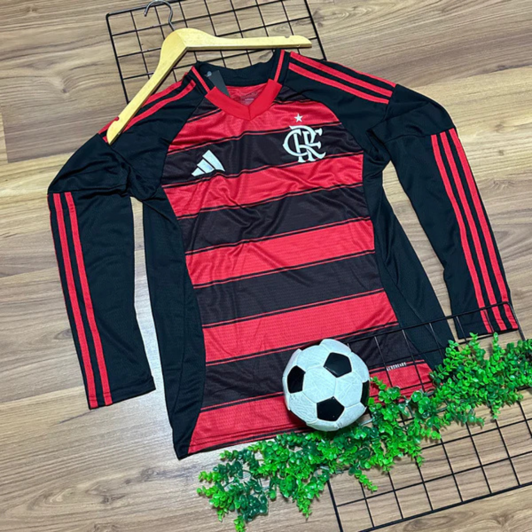 Camisa Flamengo Manga Longa 1 - 2025