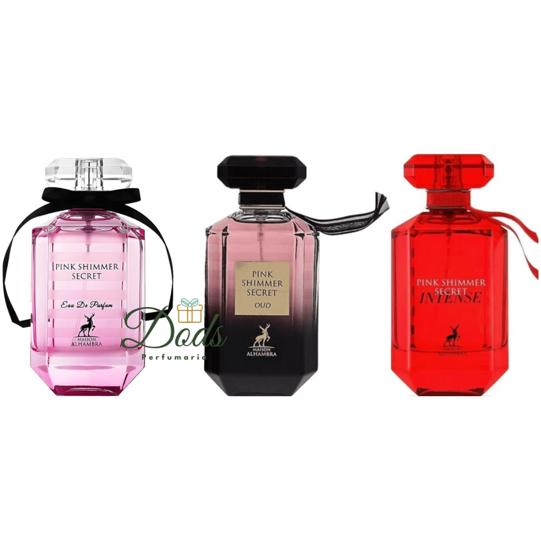 Pink Shimmmer Secret, Intense ou Oud Original Eau de Parfum Perfume Árabe