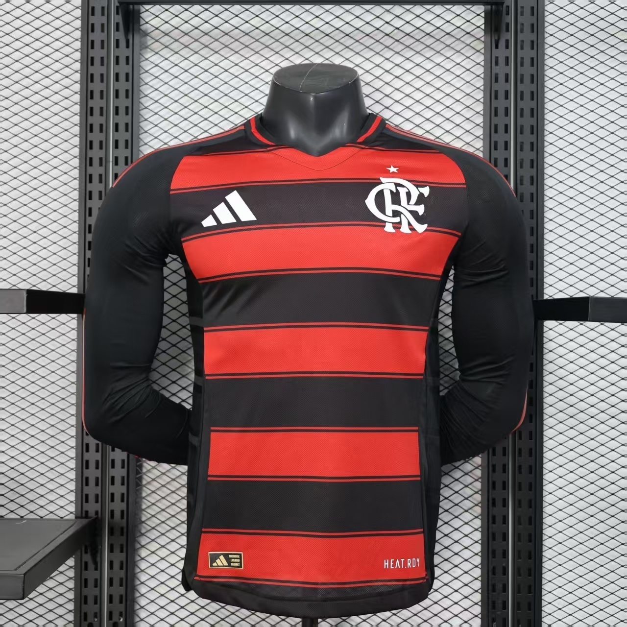Camisa Flamengo Versão Jogador Manga Longa I 2025