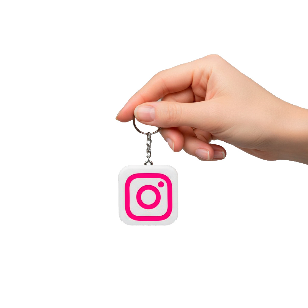 Chaveiro NFC Inteligente para Instagram   Moderno, Funcional e Personalizável