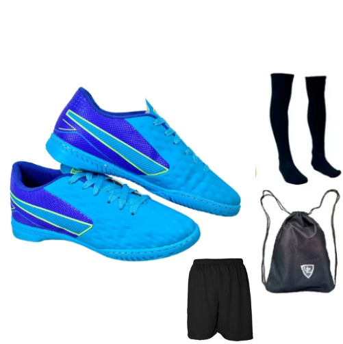 Chuteira Impactor Futsal Adulto Meião Short Mochila