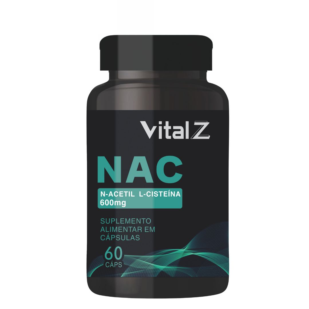NAC    N-Acetil L-Cisteína 600mg | 60 Cápsulas