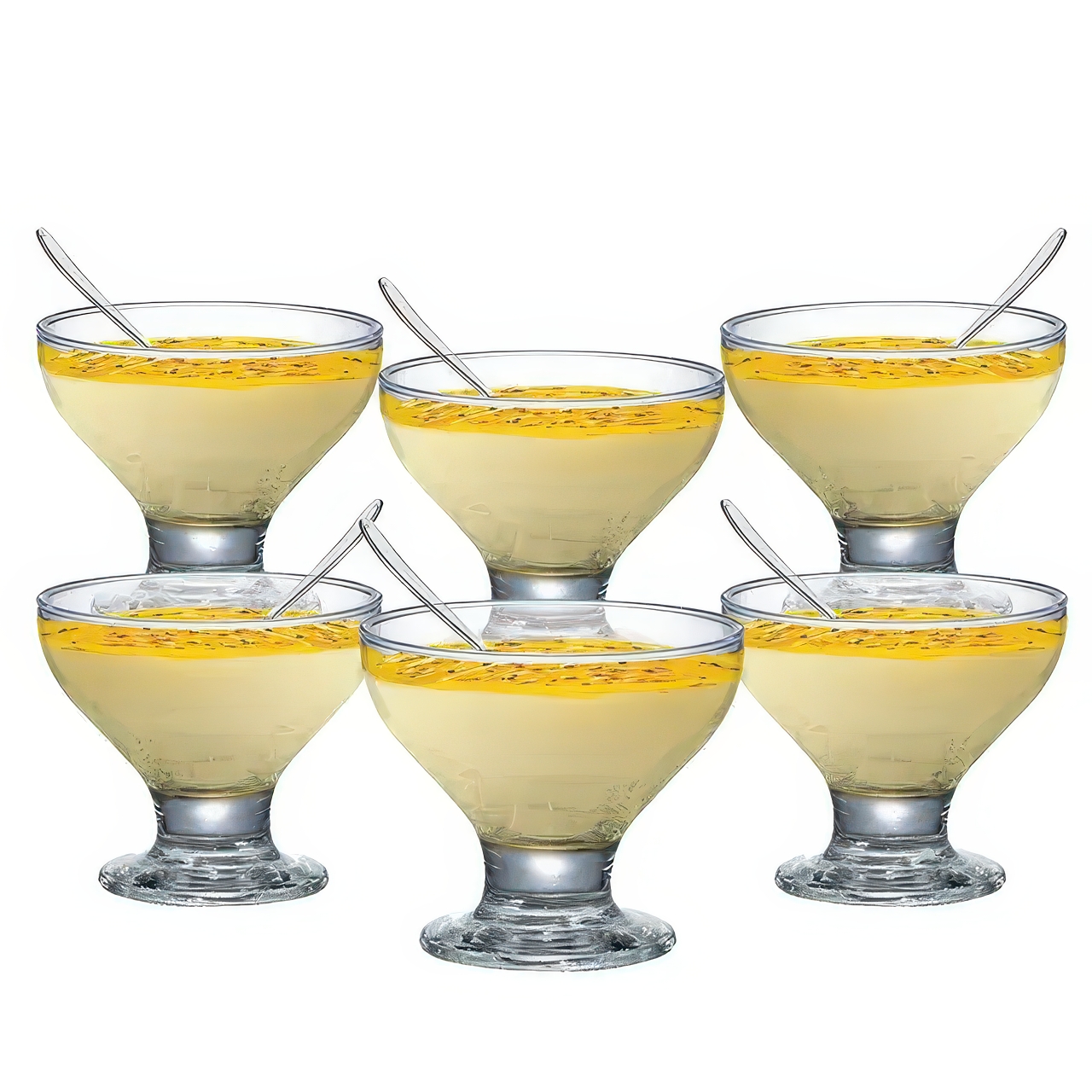 Conjunto de Sobremesa de Vidro 282ml 12 Peças Paradise