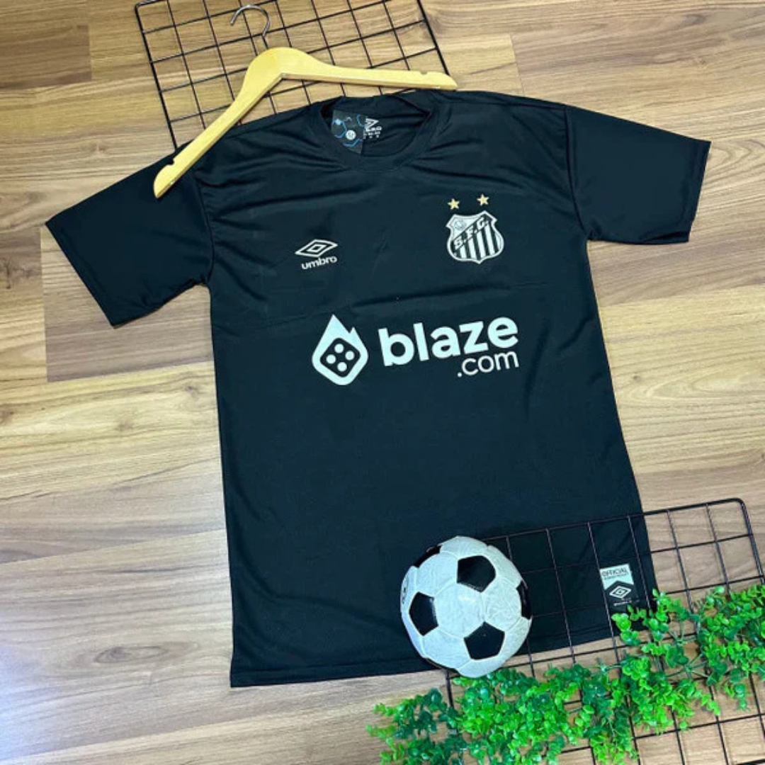Camisa Santos Neymar Preta