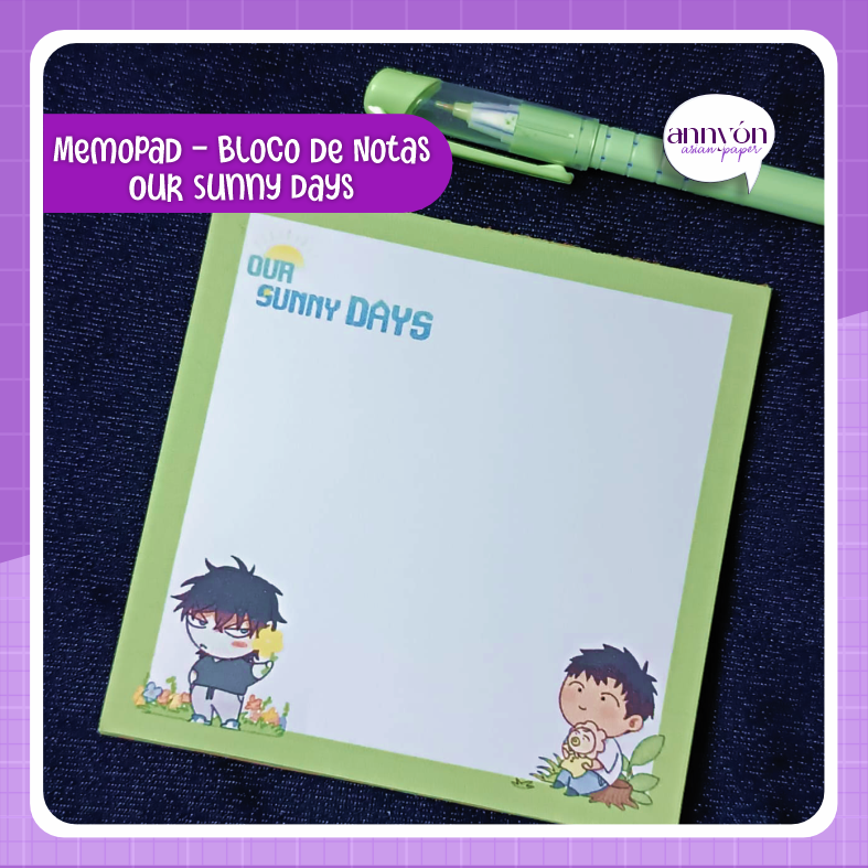 Memopad - Bloco de Notas Our Sunny Day